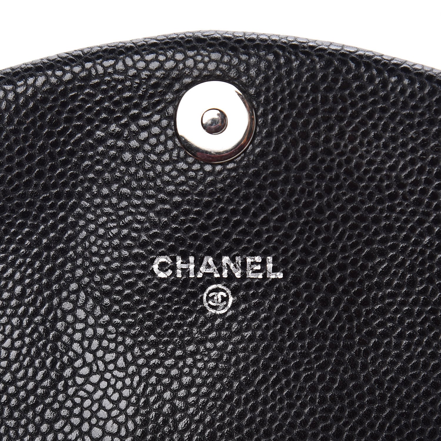 Chanel Caviar Half Moon Wallet On Chain WOC Black 6 of 11
