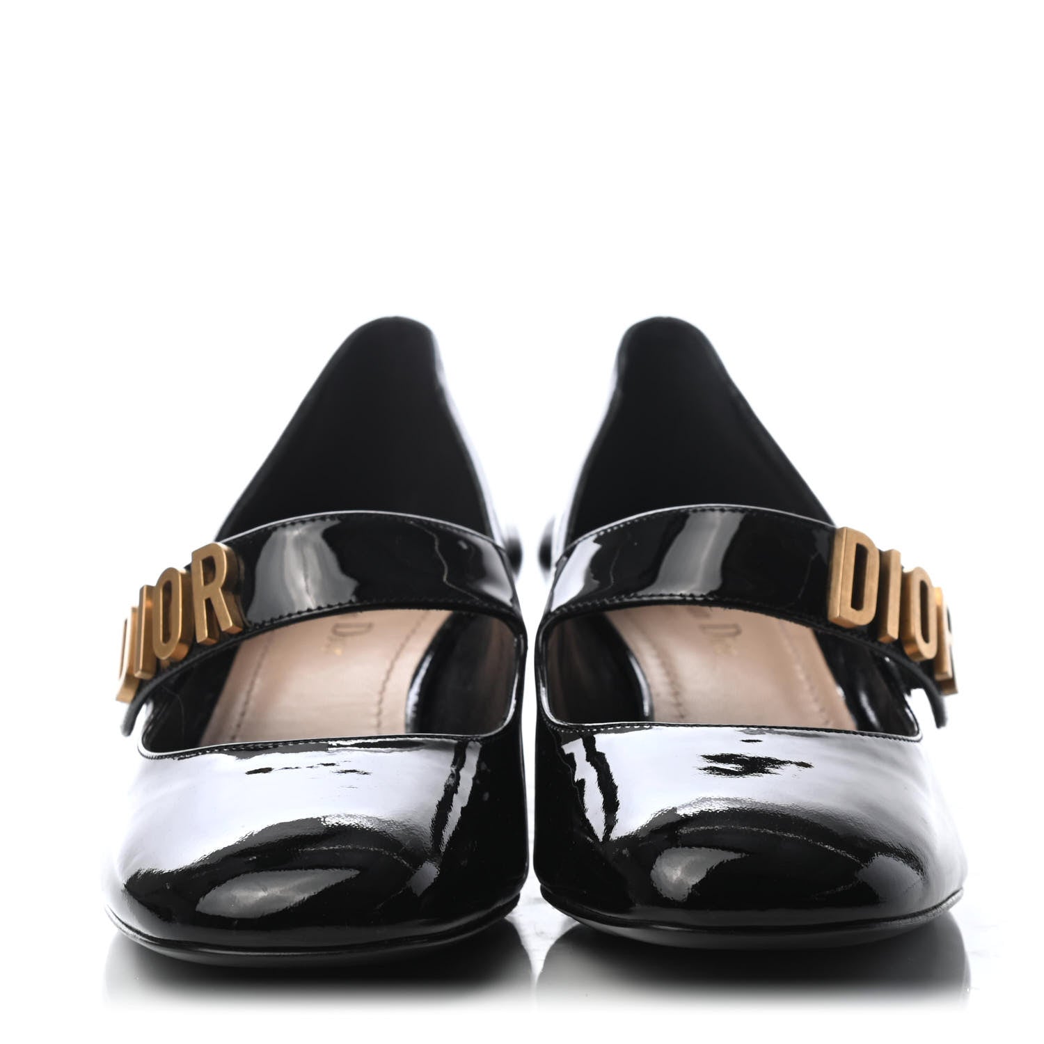 Christian Dior Patent Baby-D Ballet Pumps 40.5 Black 2 of 4