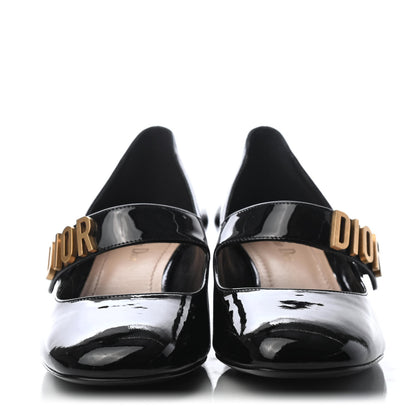 Christian Dior Patent Baby-D Ballet Pumps 40.5 Black 2 of 4