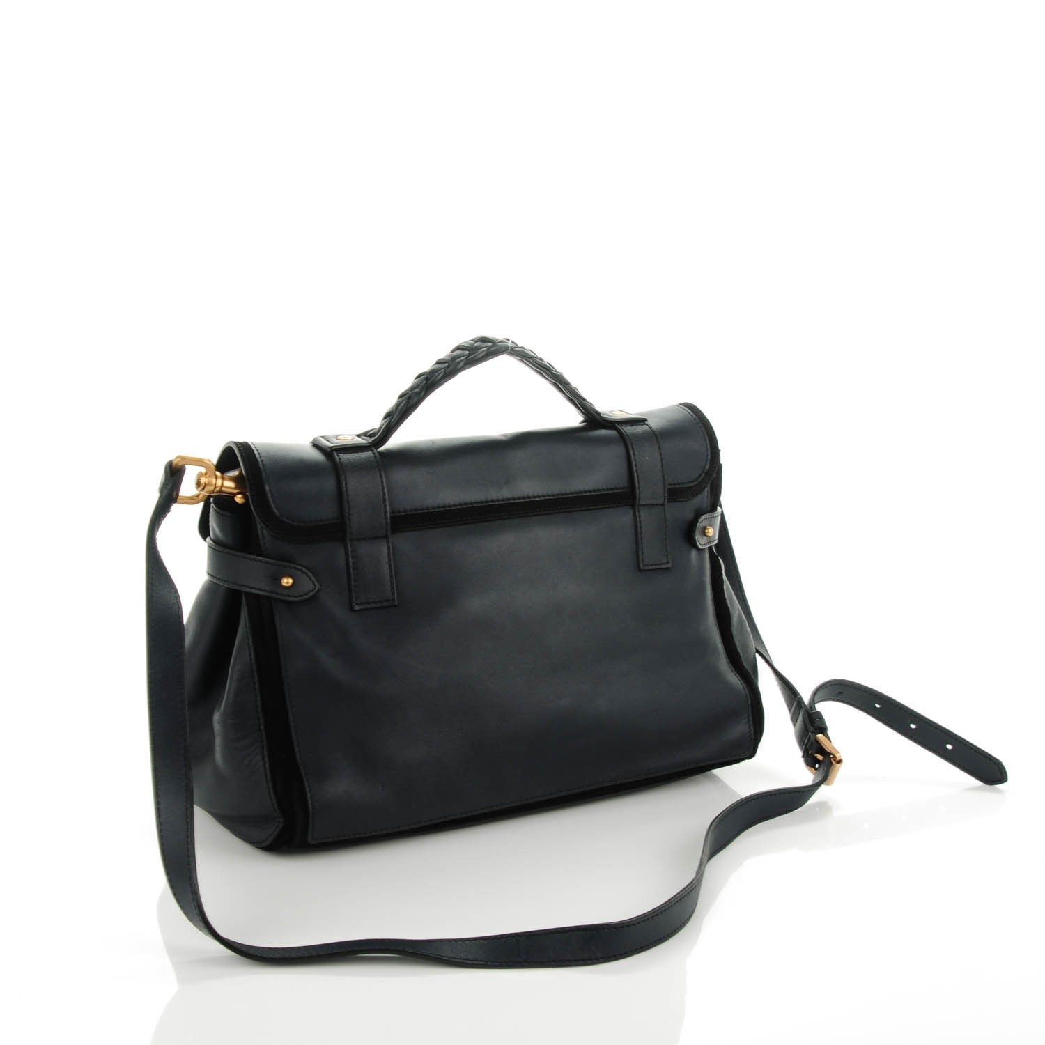 Mulberry Silky Nappa Suede Medium Panel Alexa Midnight Blue 3 of 7