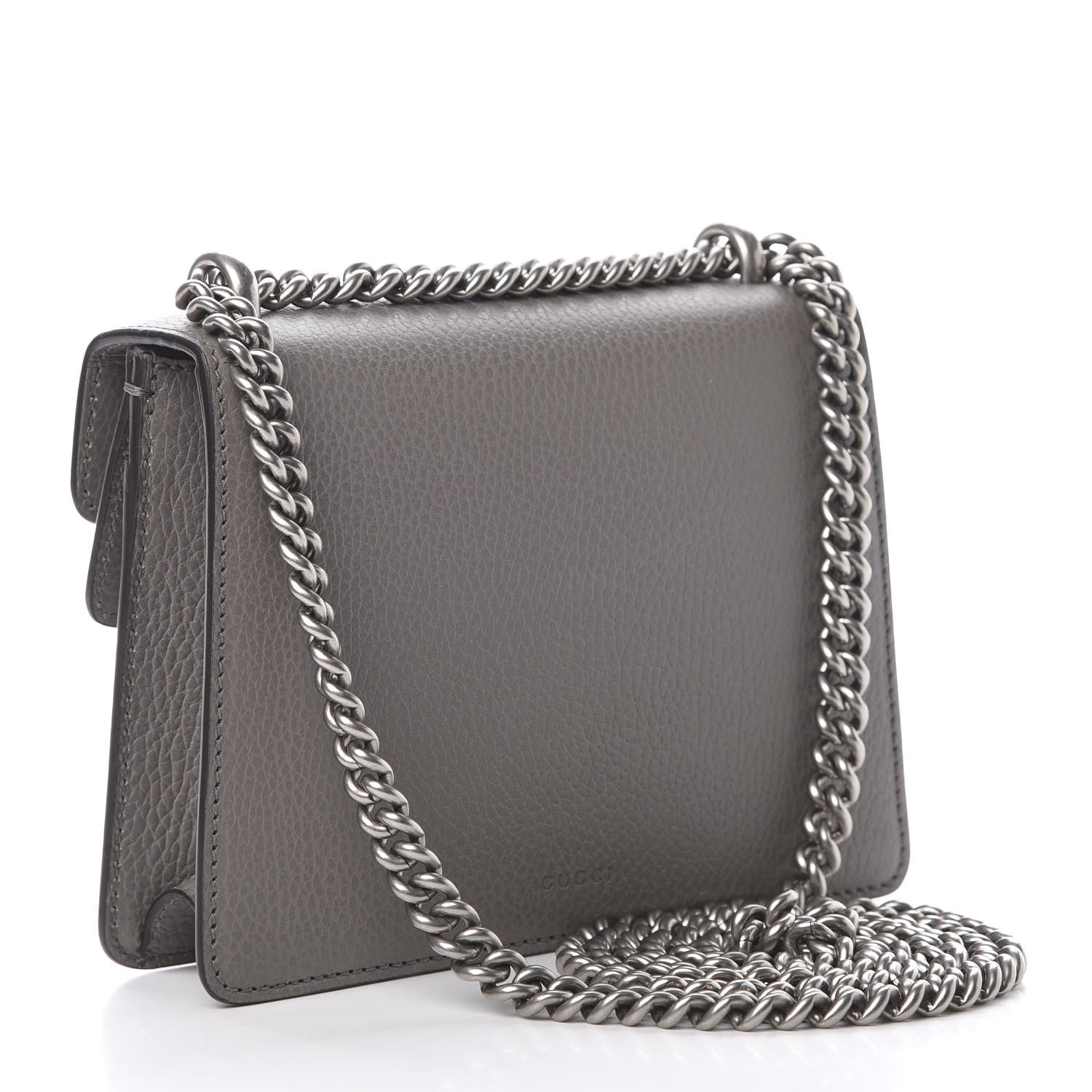 Gucci Calfskin Mini Dionysus Shoulder Bag Dusty Grey 3 of 12