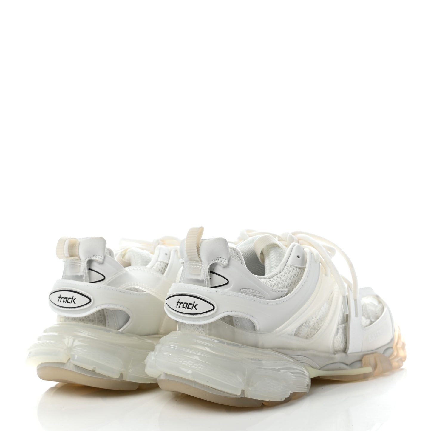 Mesh Nubuck Effect Fabric Glow in the Dark Womens Track Sneakers 38 White