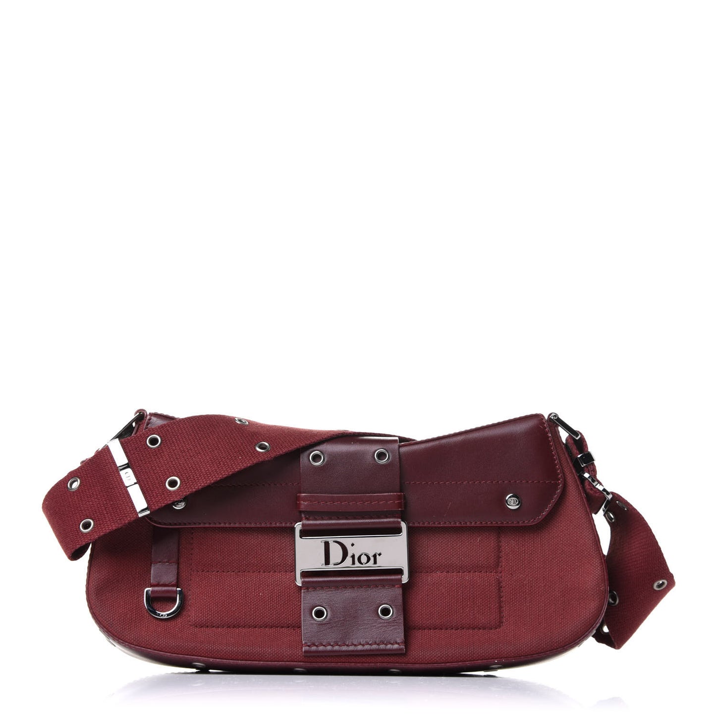 Canvas Calfskin Street Chic Columbus Ave Burgundy