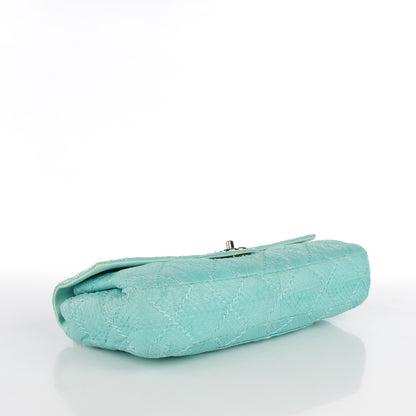 Chanel Snakeskin Ultimate Stitch Flap Light Blue 4 of 8