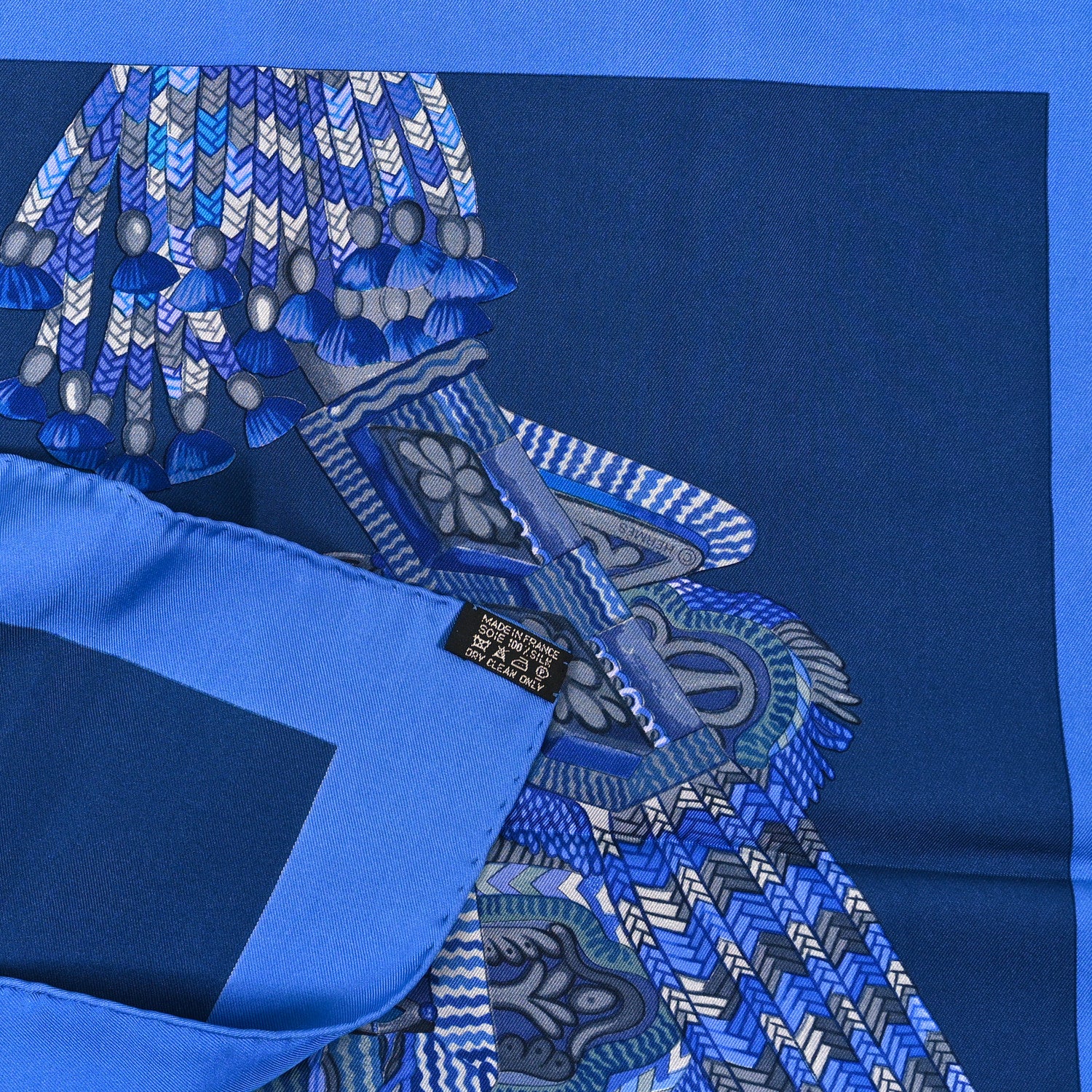 Hermes Silk Selle D Apparat Marocaine Scarf 90 3 of 3