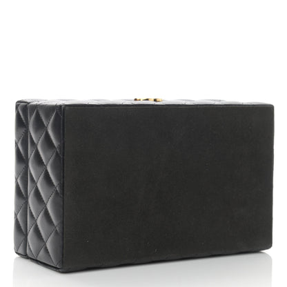 Chanel Lambskin Quilted Jewelry Case Black 4 of 15