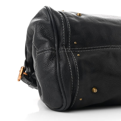 Chloe Calfskin Medium Paddington Satchel Black 9 of 10