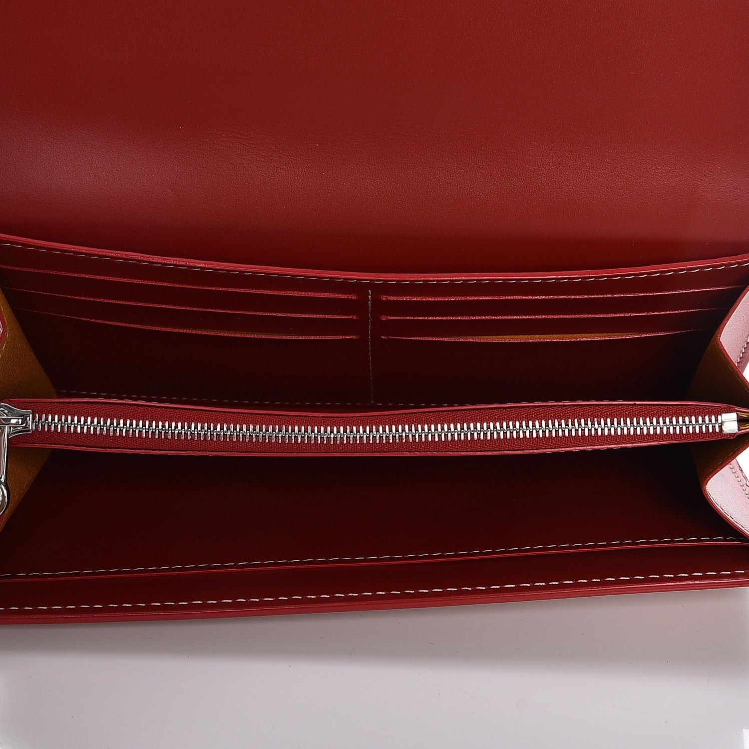 Goyard Goyardine Varenne Long Wallet Red 5 of 6