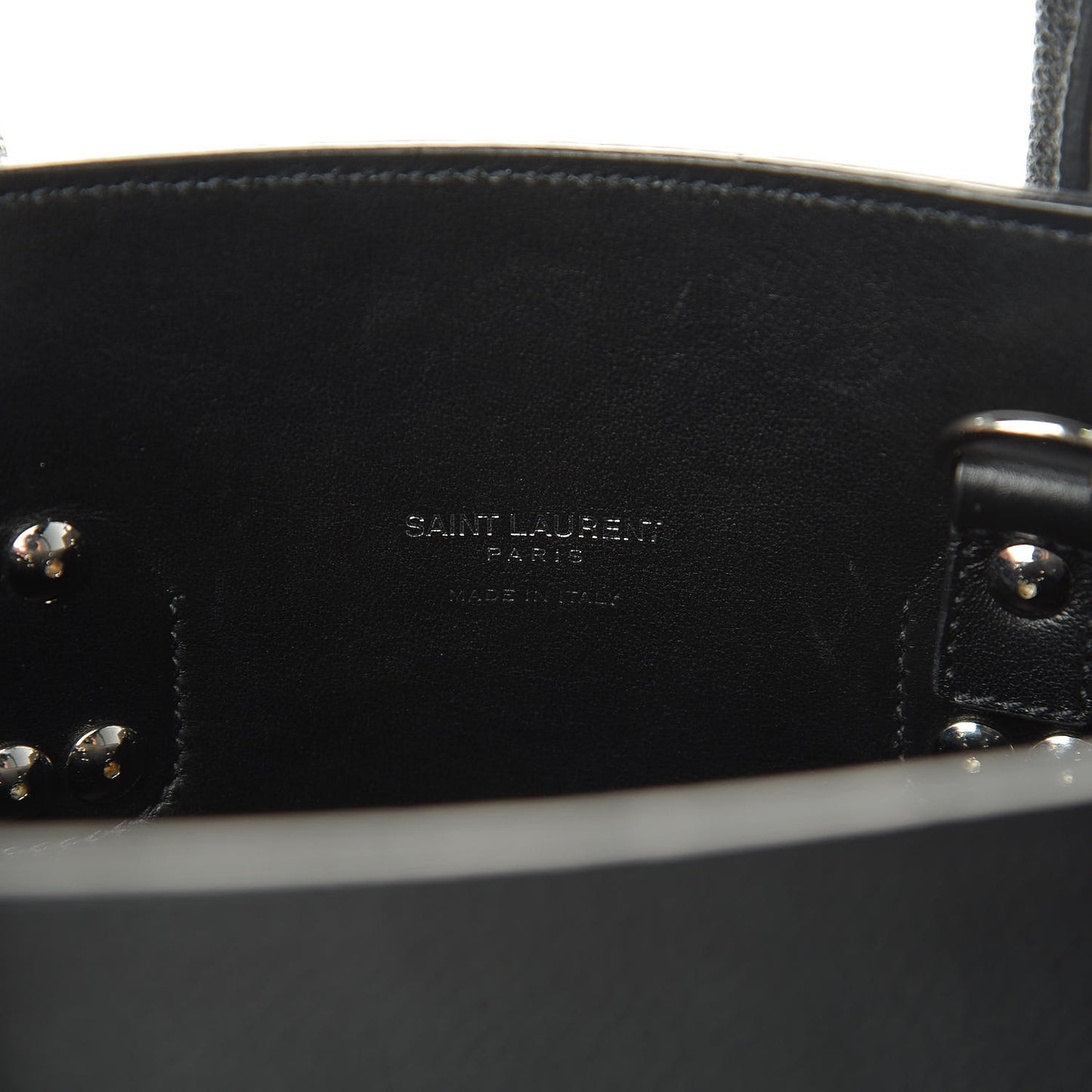 Grained Calfskin Baby Sac De Jour Black