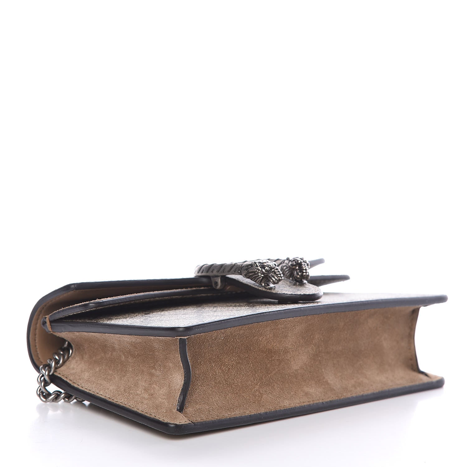 Gucci GG Supreme Monogram Super Mini Dionysus Shoulder Bag Taupe 4 of 11