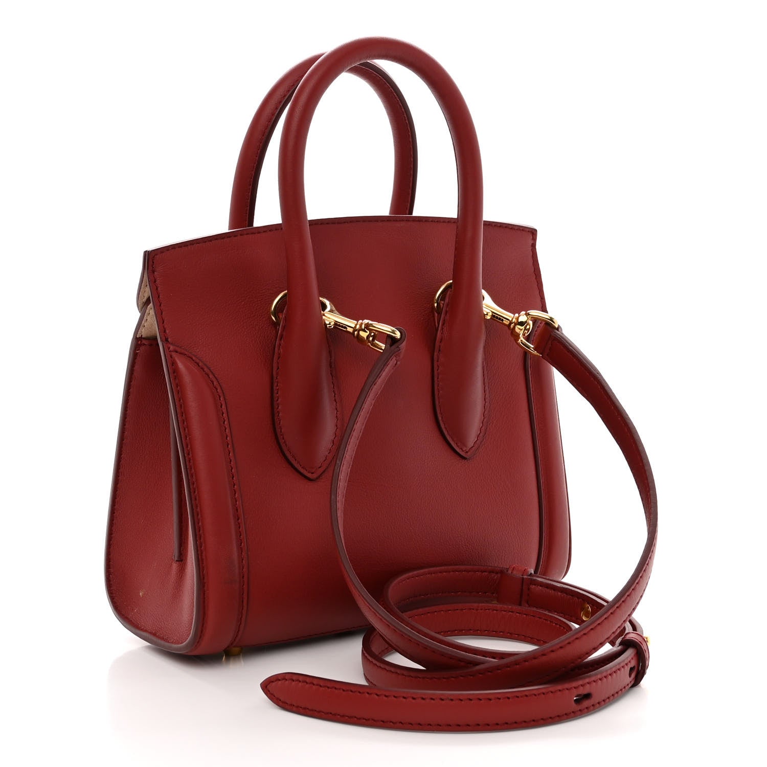 Alexander McQueen Calfskin Mini Heroine 21 Scarlet 3 of 11