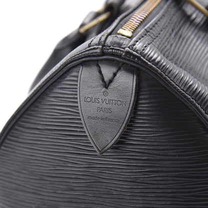 Louis Vuitton Epi Speedy 25 Black 8 of 10