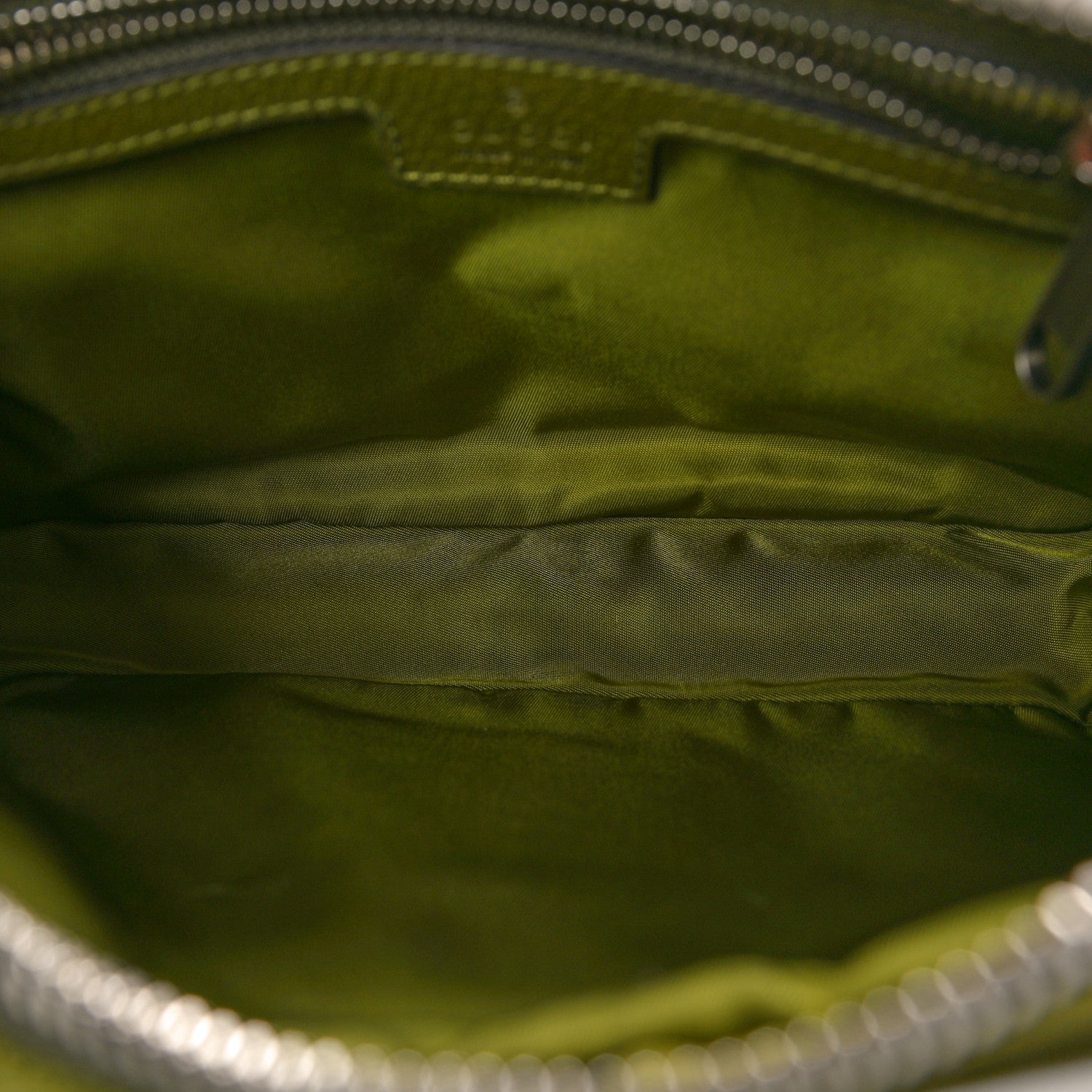 Gucci Econyl Nylon Monogram Off The Grid Belt Bag Juniper Green 5 of 11