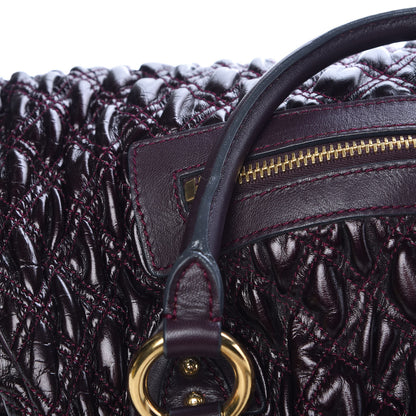 Marc Jacobs Calfskin Quilted Stam Plum 11 of 14