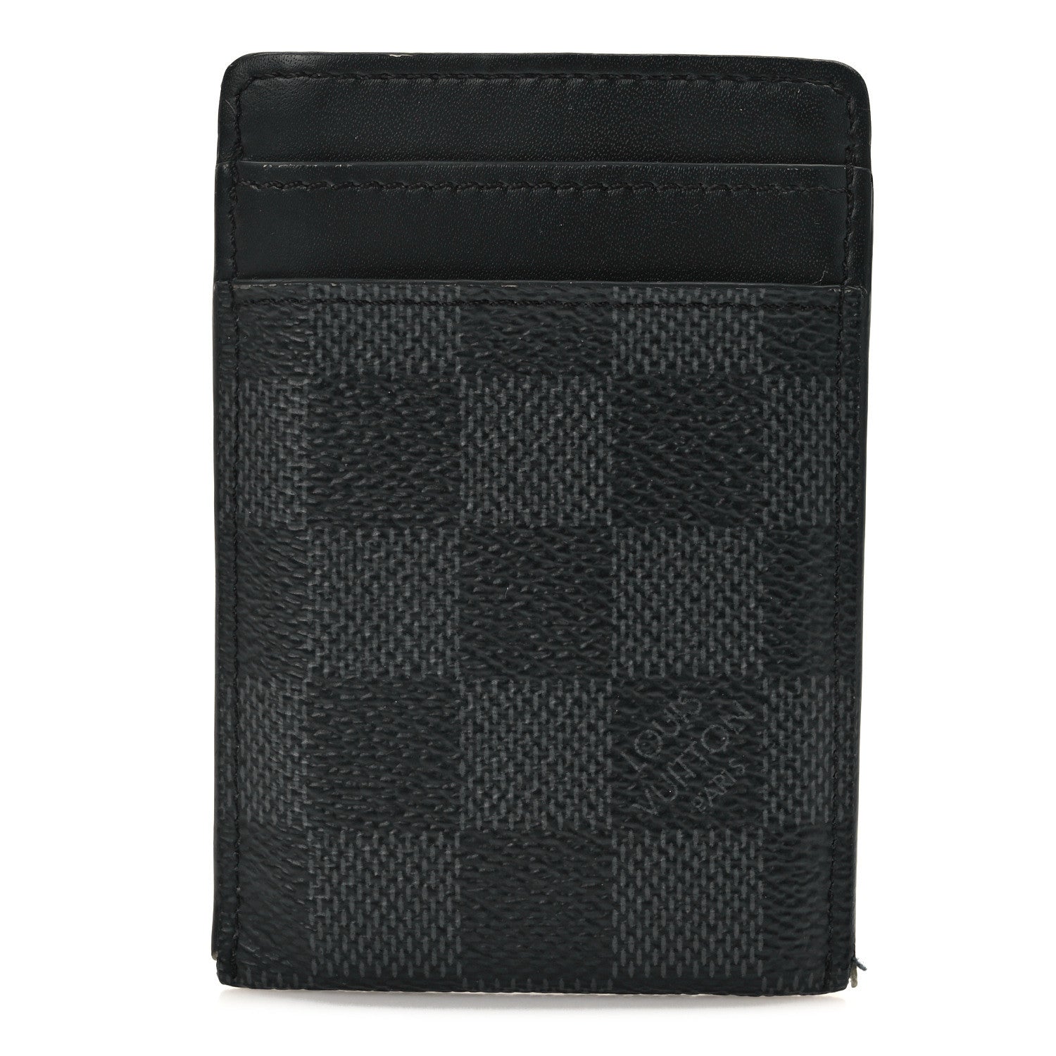 Louis Vuitton Damier Graphite Pince Card Holder Bill Clip 1 of 10