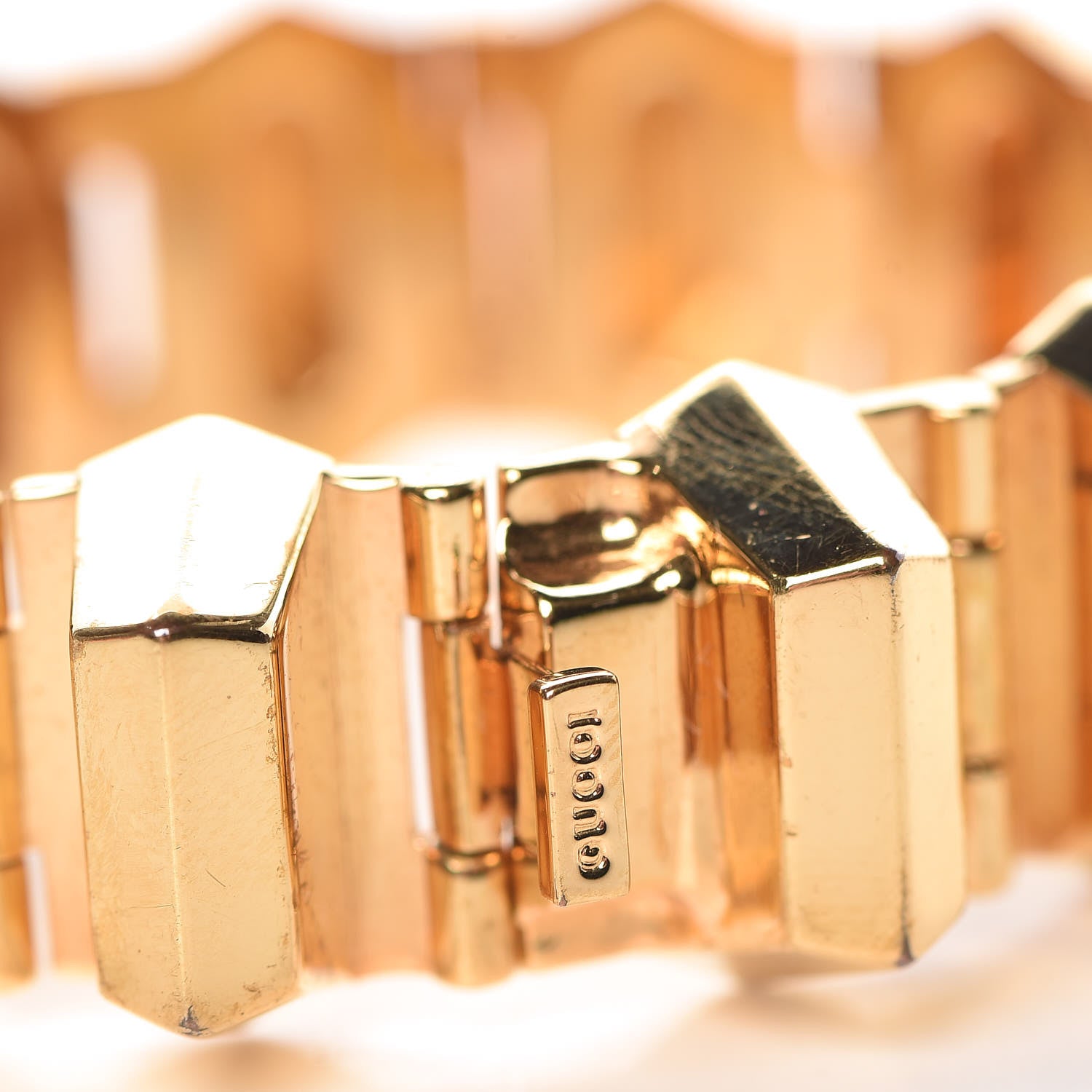 Gucci Link Chain Bracelet Gold 6 of 6