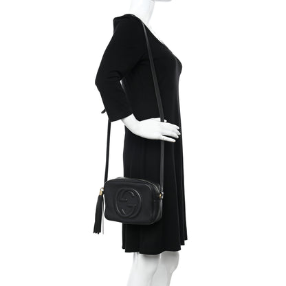 Gucci Pebbled Calfskin Small Soho Disco Bag Black 2 of 15