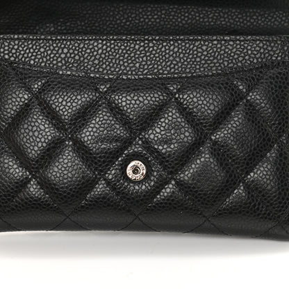 Chanel Caviar Quilted Small Flap Wallet Black 10 of 10