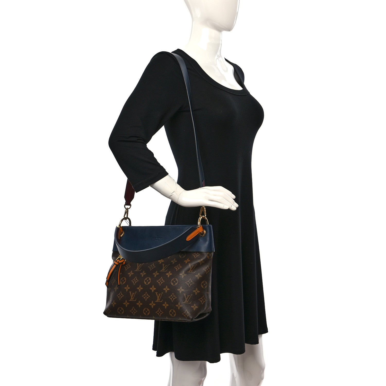 Louis Vuitton Monogram Tuileries Besace Marine Bordeaux 2 of 9