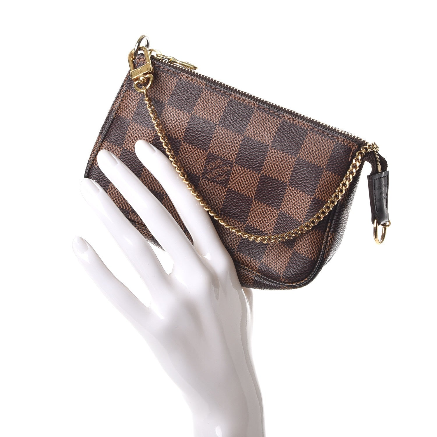 Louis Vuitton Damier Ebene Mini Pochette Accessories 2 of 7
