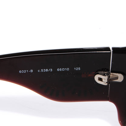 Chanel Crystal Baguette CC Sunglasses 6021-B Brown 4 of 5