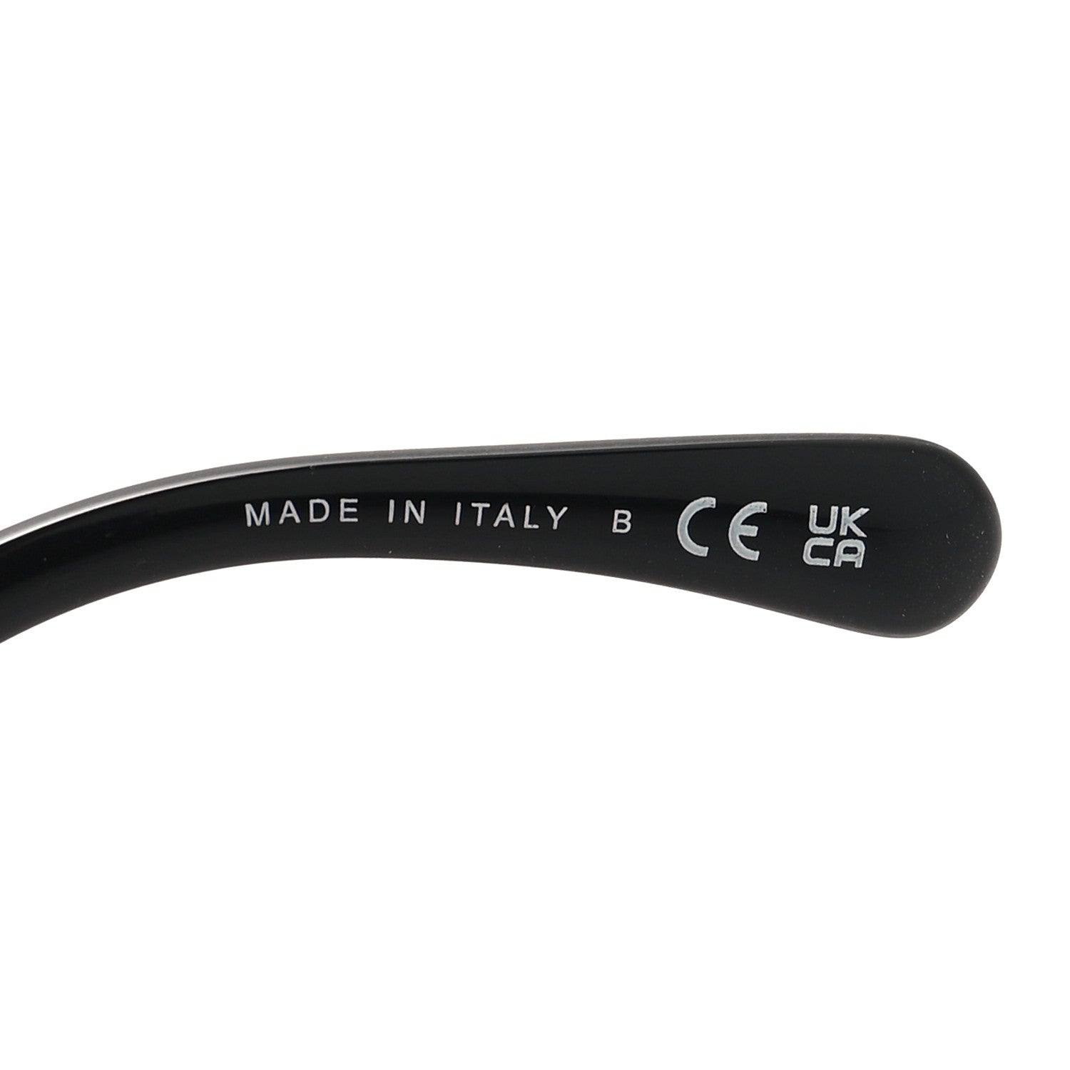 Chanel Acetate Strass Square Sunglasses 5422-B Black White 6 of 7