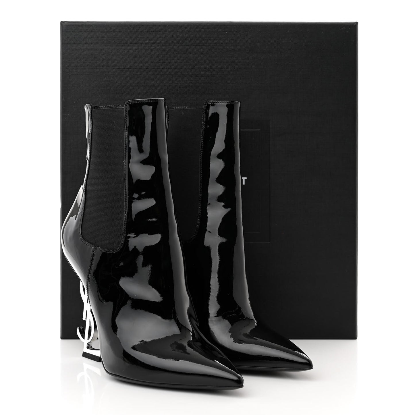 Patent Opyum Ankle Booties 36 Black