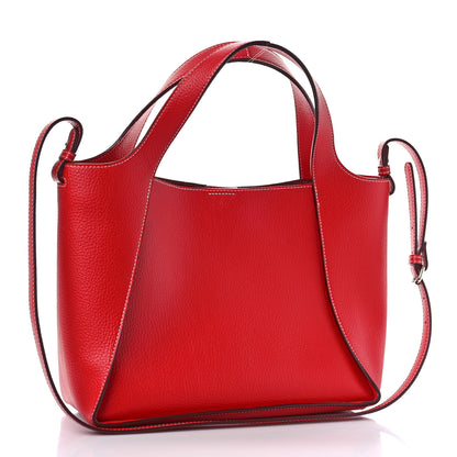 Stella McCartney Eco Alter Nappa East West Perforated Tote Bright Red 4 of 9