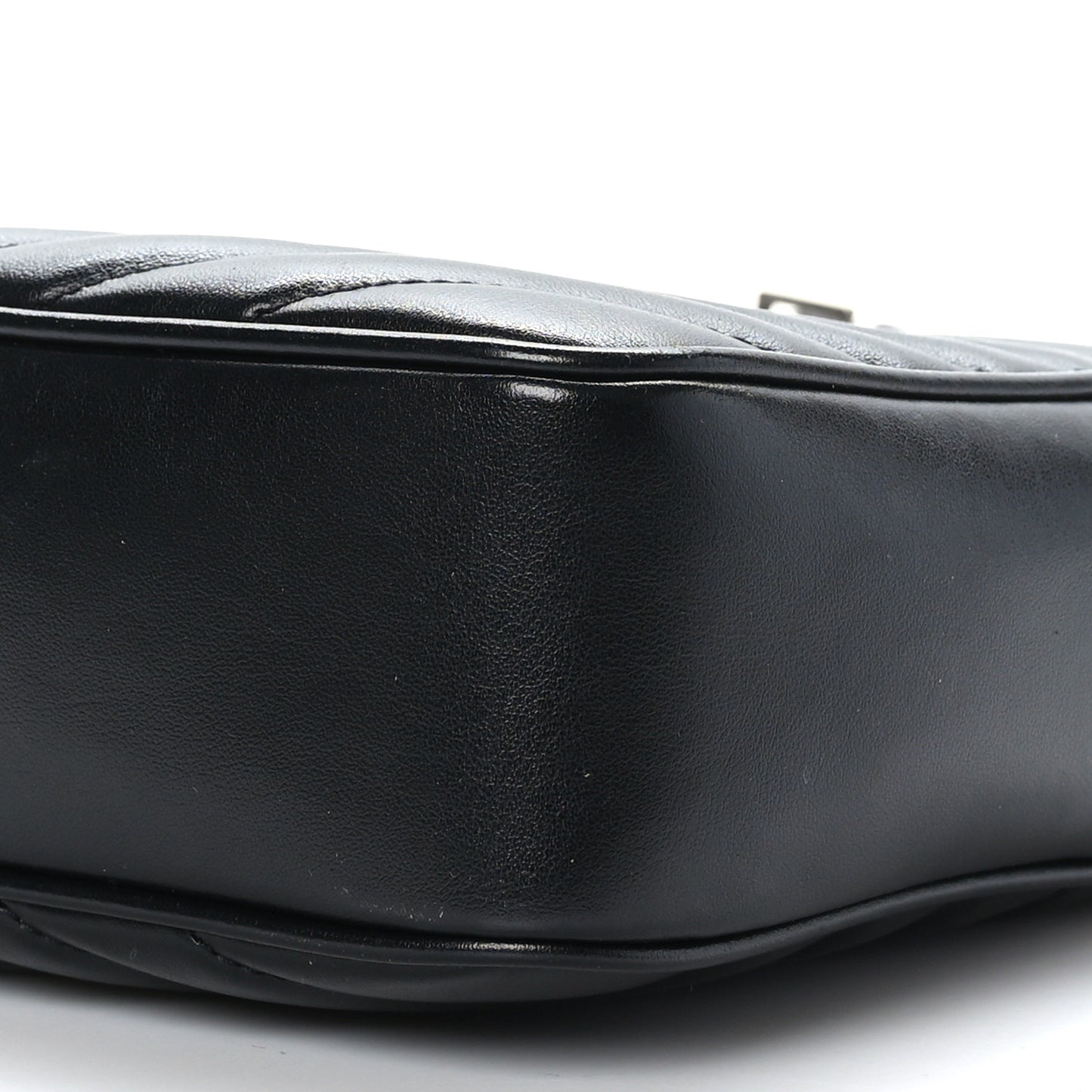 Calfskin Matelasse Monogram Lou Camera Bag Black