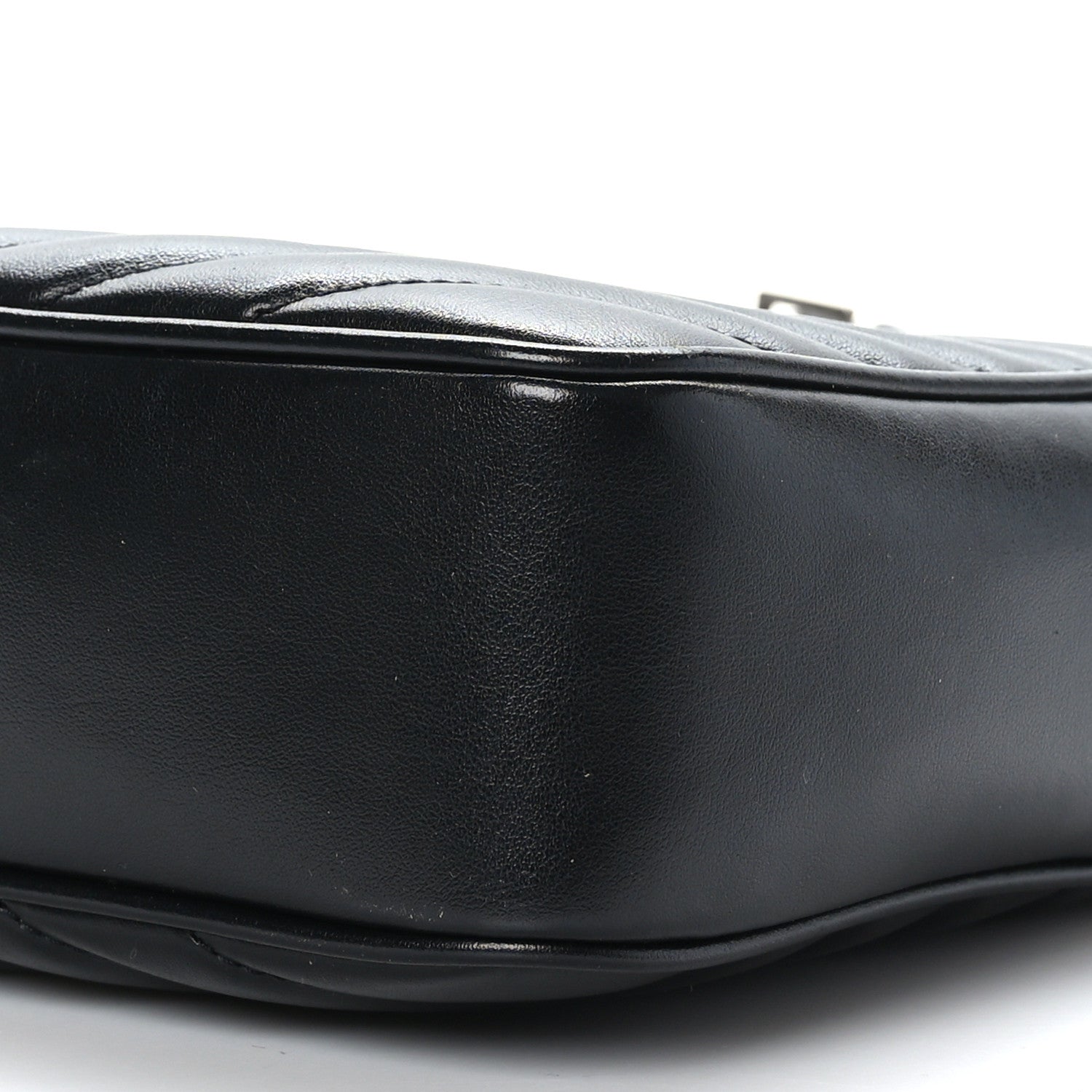 Saint Laurent Calfskin Matelasse Monogram Lou Camera Bag Black 9 of 9