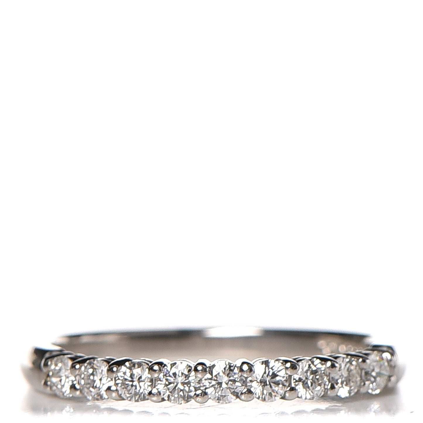 Platinum Diamond 2.2mm Embrace Half Circle Band Ring 52 6