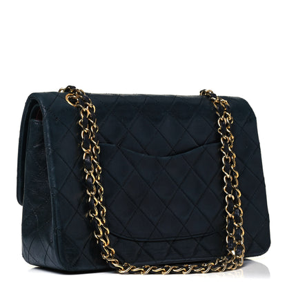Chanel Lambskin Quilted Small Double Flap Navy 2 of 10