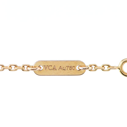 Van Cleef & Arpels 18K Rose Gold Carnelian Sweet Alhambra Bracelet 4 of 4