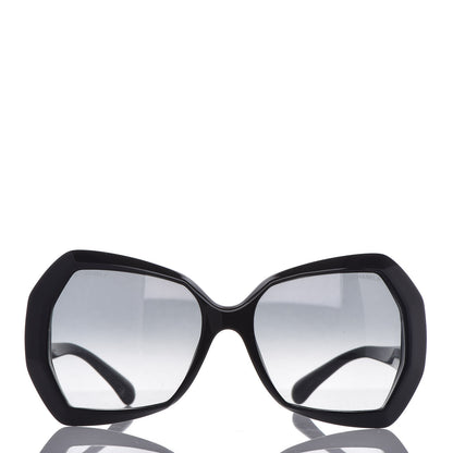 Chanel Acetate Oversized Sunglasses 5365 Black 2 of 7