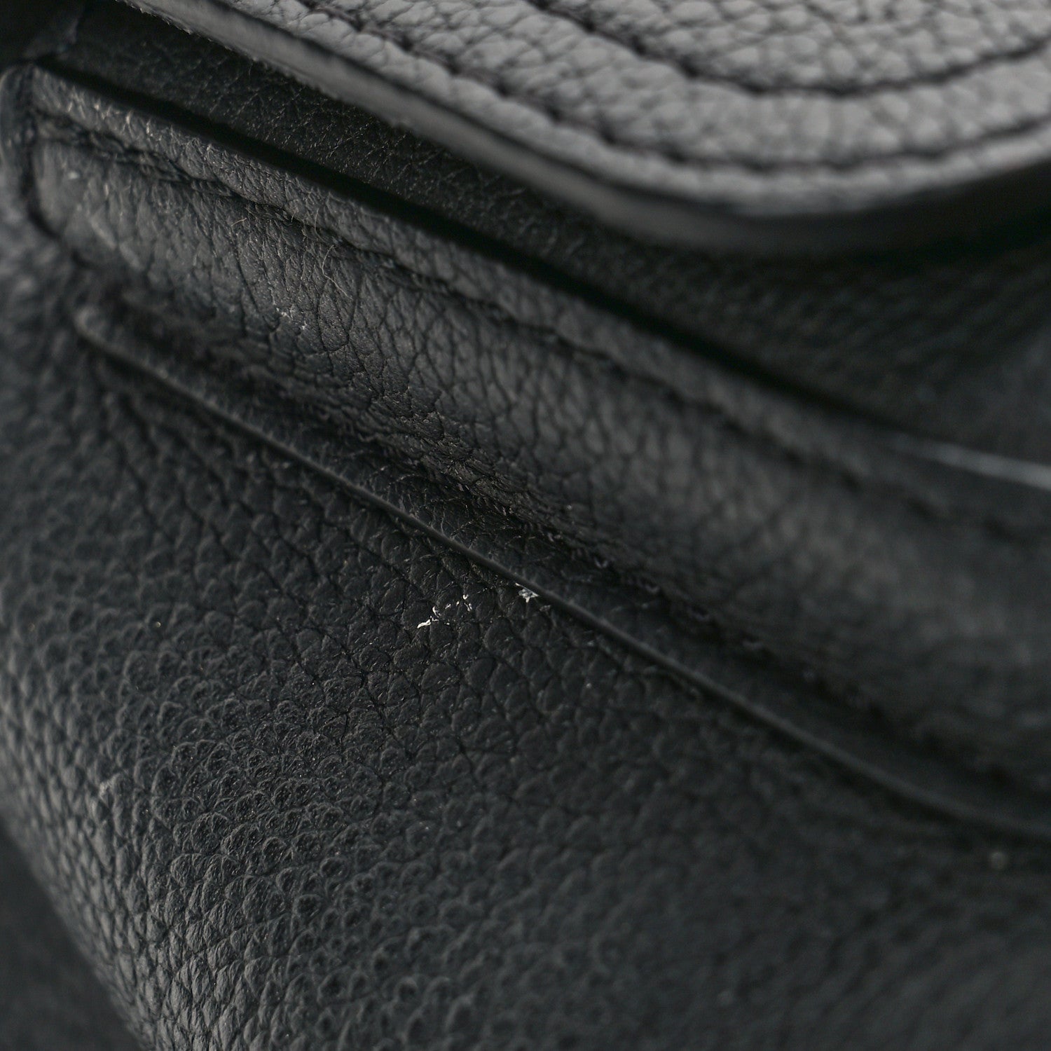 Louis Vuitton Calfskin Lockme Bucket MM Black 7 of 9