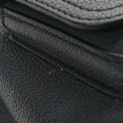 Louis Vuitton Calfskin Lockme Bucket MM Black 7 of 9