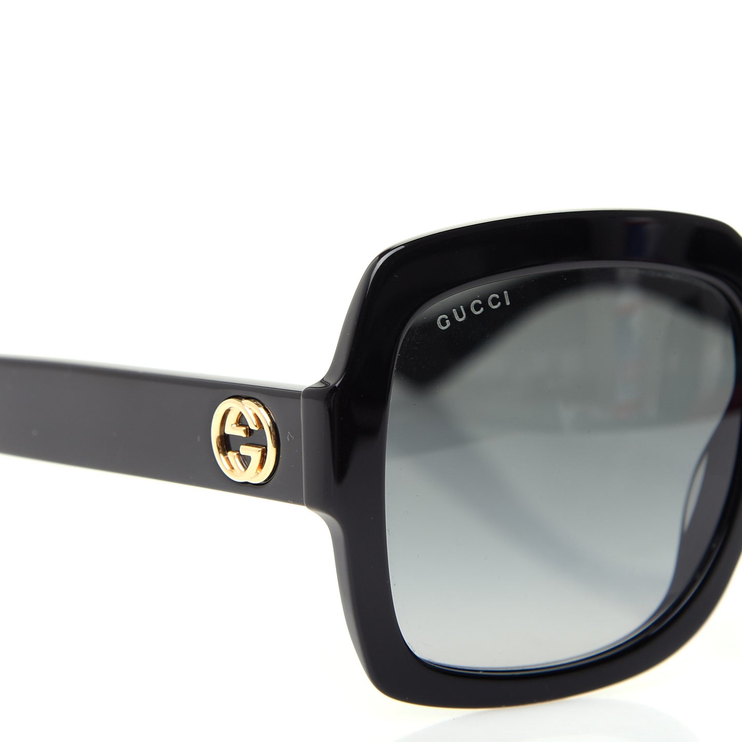 Acetate Oversized Square GG0036S Sunglasses Black