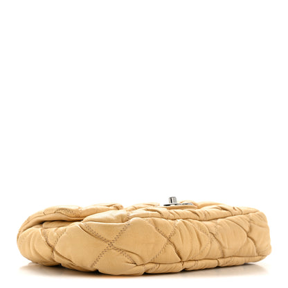 Chanel Calfskin Quilted Medium Bubble Quilt Flap Bag Beige 4 of 14