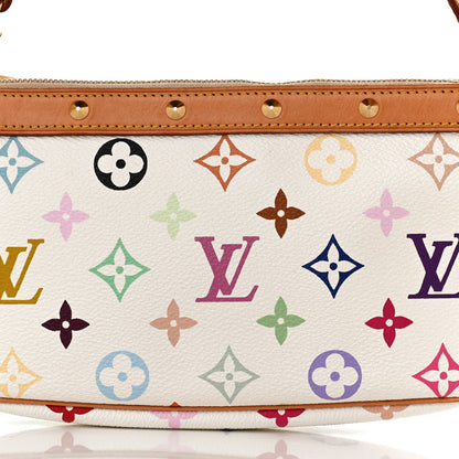 Louis Vuitton Monogram Multicolor Pochette Accessories White 8 of 11