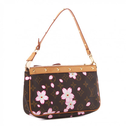 Louis Vuitton Monogram Cherry Blossom Pochette Accessories Brown 2 of 7
