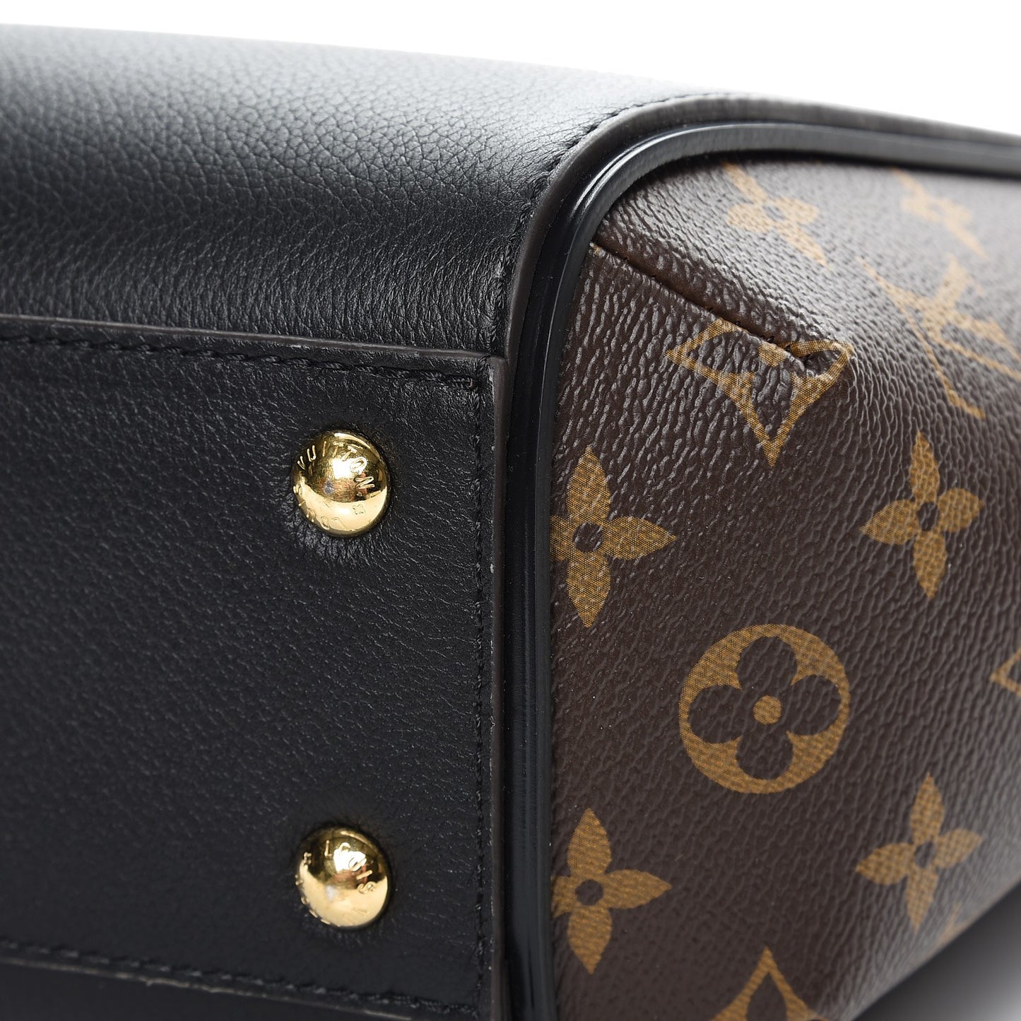 Calfskin Monogram Kimono Tote PM Black