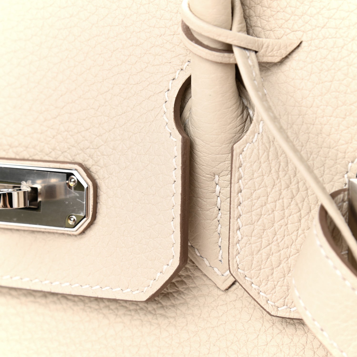 Hermes Togo Birkin 30 Craie 7 of 13