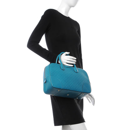 Gucci Calfskin Bright Diamante Top Handle Bag Deep Cobalt 2 of 21