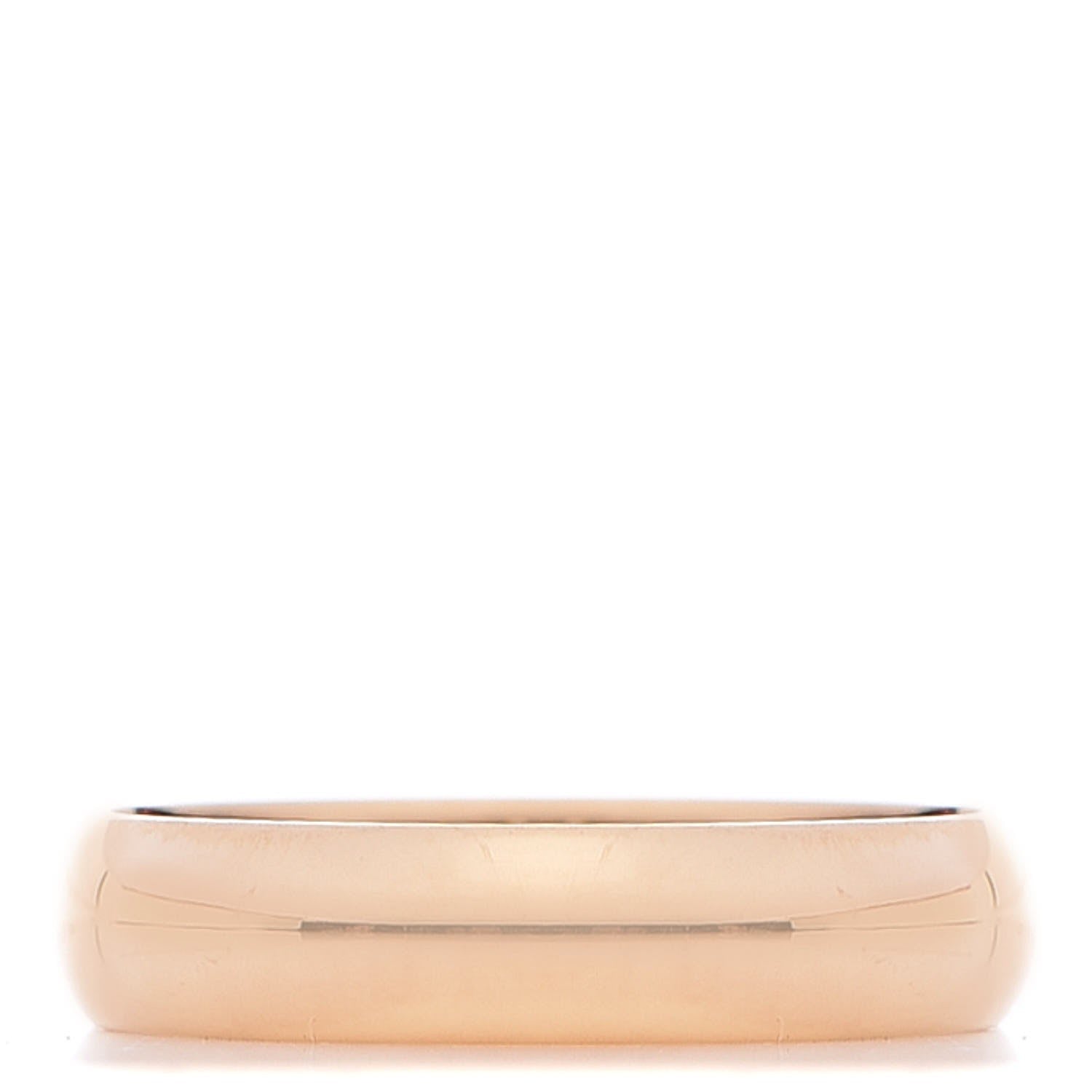 Cartier 18K Yellow Gold 5mm Wedding Band 58 8.5 1 of 10