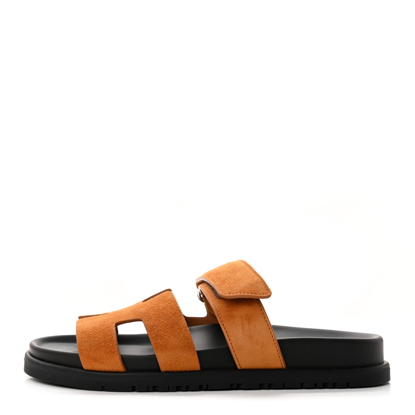 Suede Goatskin Womens Chypre Sandals 36 Naturel