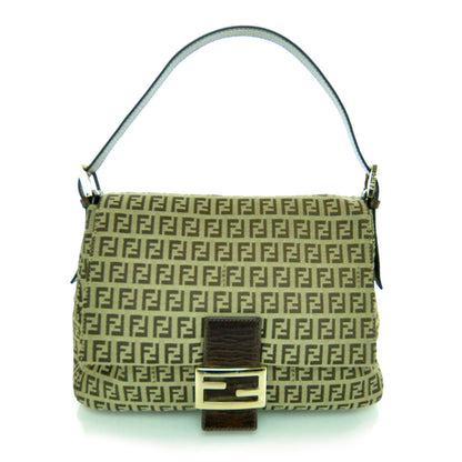 Fendi Zucchino Vitello Mama Baguette Mogano Panna Bruciato 1 of 11