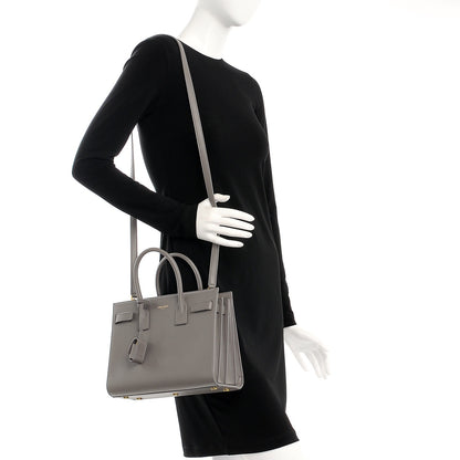 Saint Laurent Calfskin Baby Sac De Jour Fog 3 of 9