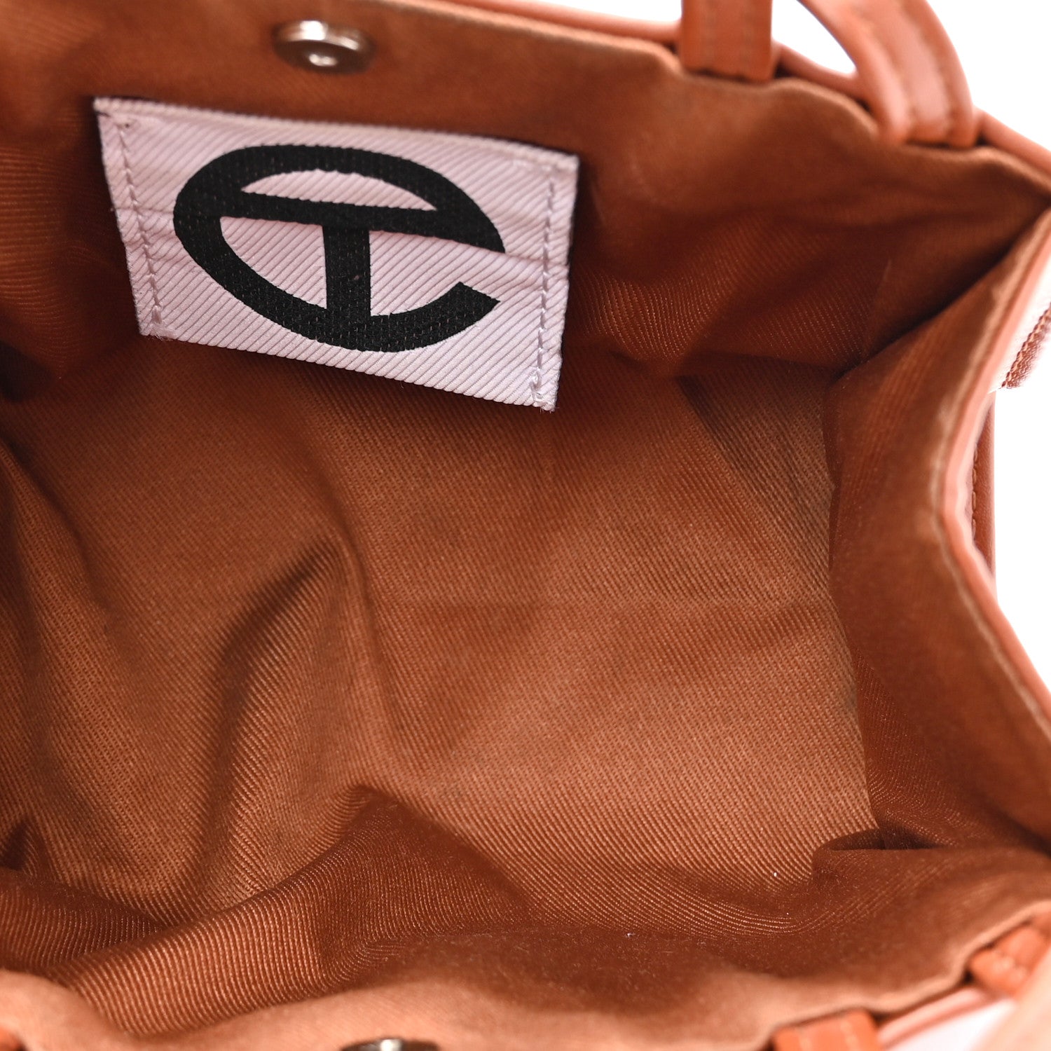 Telfar Vegan Leather Small Shopping Bag Tan 5 of 14