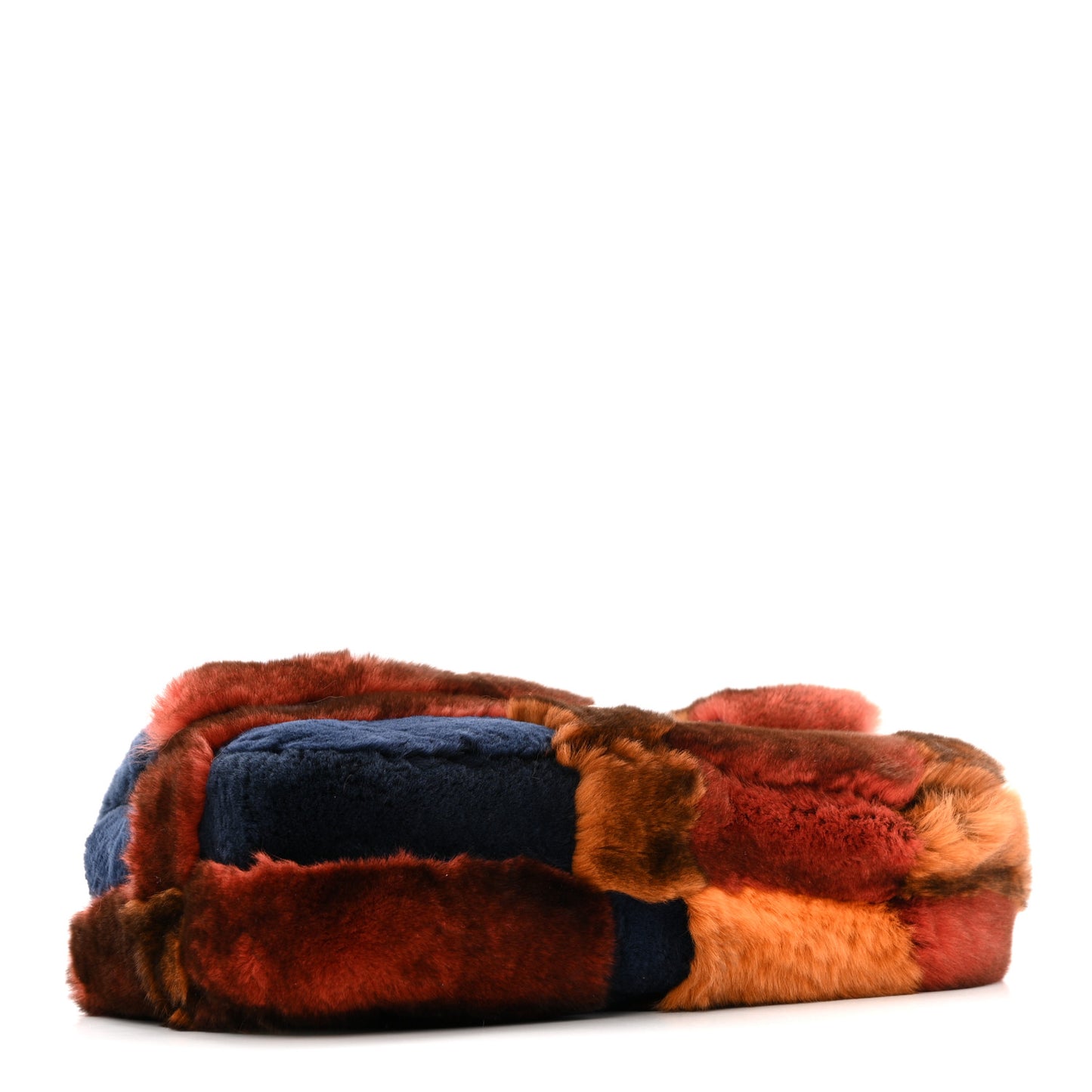 Orylag Lambskin Medium Flap Blue Orange