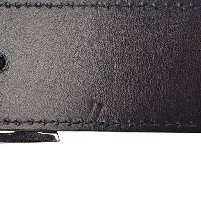 Louis Vuitton Calfskin 40mm LV Initiales Reversible Belt 95 38 Dark Brown Black 7 of 8